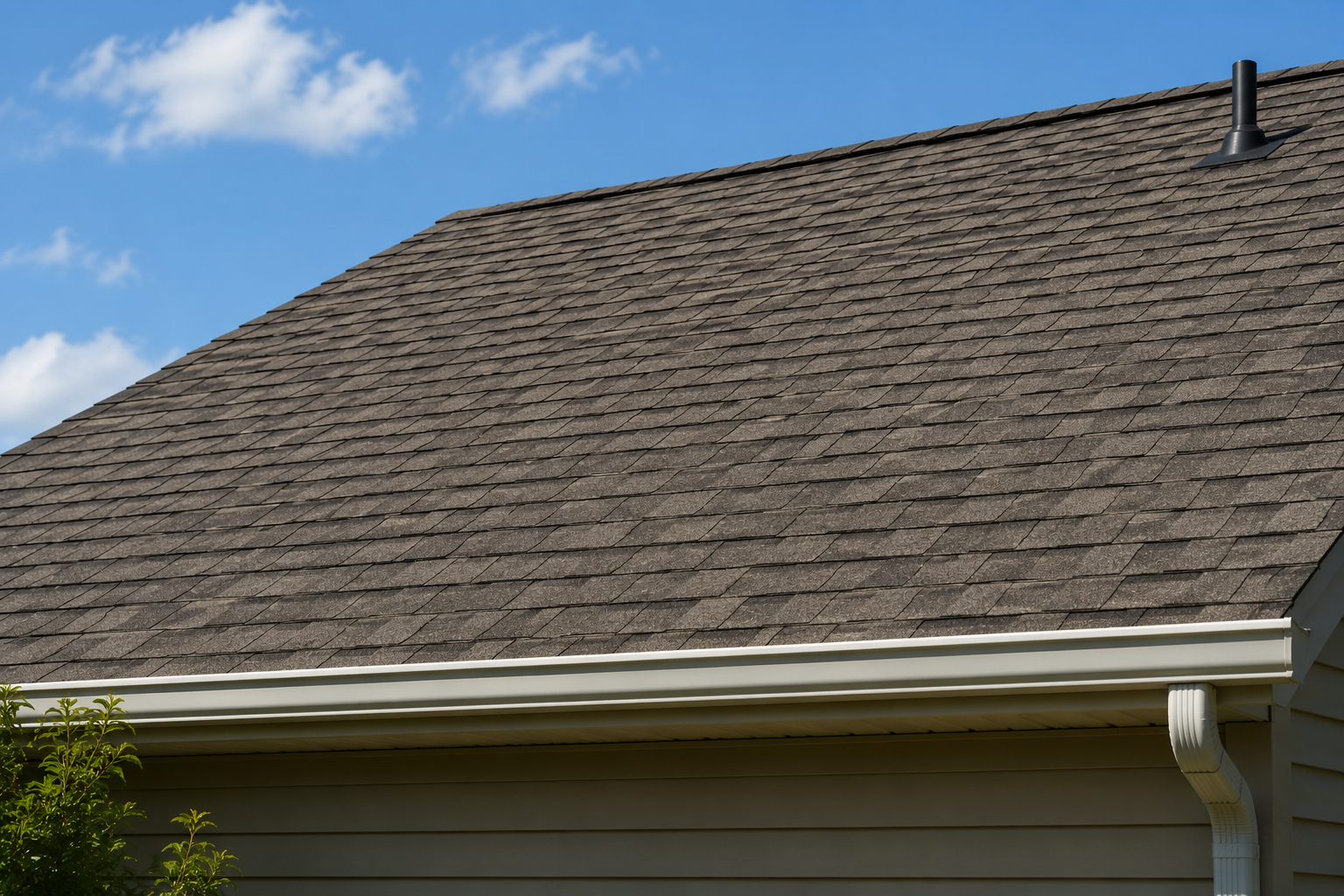 San Diego Roofing Company Installing And Maintaining Residential Asphalt Shingle Roof On Suburban Home