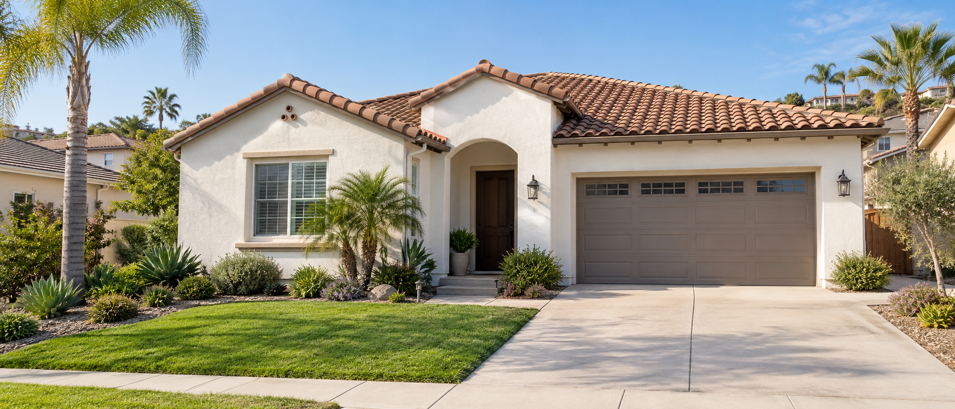 Small Stucco House San Diego